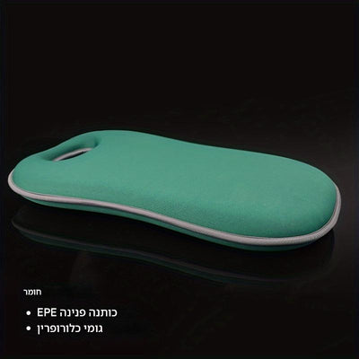כרית לכריעה לגינה – קצף EPE ריבאונד איטי, נושם ועמיד למים, נוחה לשימוש בגינה וקמפינג עם ידית מובנית